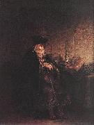 REMBRANDT Harmenszoon van Rijn Self-portrait as a Young Man Germany oil painting artist
